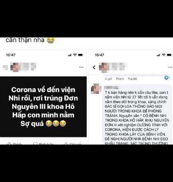 Bác tin dịch viêm phổi cấp do virus corona gây ra xuất hiện ở Hải Phòng
